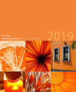2019年流行色オレンジ